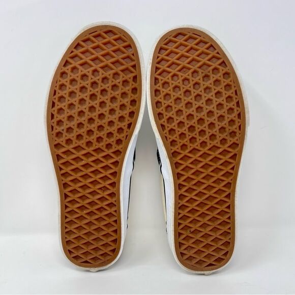 Vans Classic Checkerboard Off-White and Black Canvas Slip-On Sneakers Women’s 6 - Picture 5 of 9